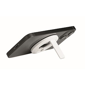 Phone holder and bottle opener, white