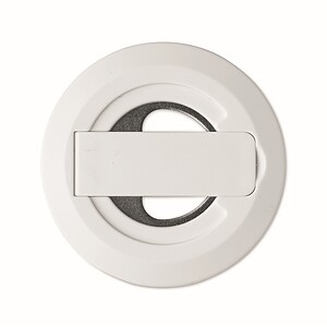 Phone holder and bottle opener, white