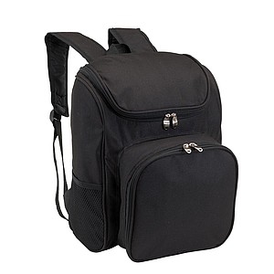 Picnic backpack for 2 people,colour black