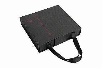 PIERRE CARDIN CHANTAL Set of notebook and DENISE ballpoint pen, black