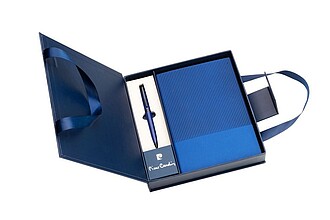 PIERRE CARDIN CHANTAL Set of notebook and DENISE ballpoint pen, black $