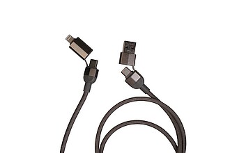 PIERRE CARDIN DONNES Magnetic 100W fast charging and data cable, grey