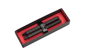PIERRE CARDIN ESMEE SET Set of roller and ballpoint pen, black