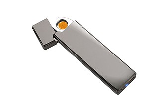 PIERRE CARDIN SMART Re-chargable electric lighter, gunmetal