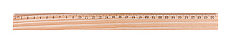 pine wood ruler