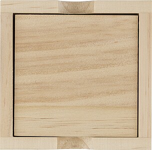 Pine wooden mini Sudoku set Kenza, brown