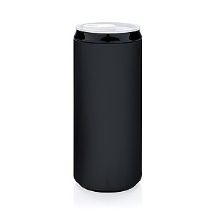 PLA can, black