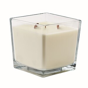 Plant based wax candle 1300 gr, transparent