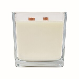Plant based wax candle 1300 gr, transparent
