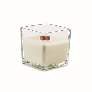 Plant based wax candle 600gr, transparent