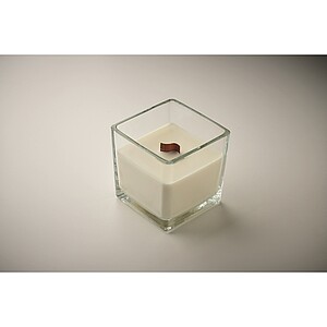 Plant based wax candle 600gr, transparent