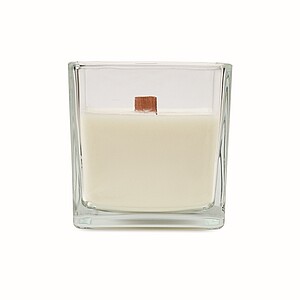 Plant based wax candle 600gr, transparent