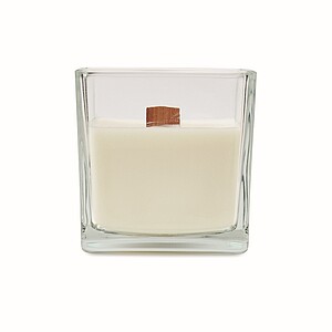 Plant based wax candle 600gr, transparent