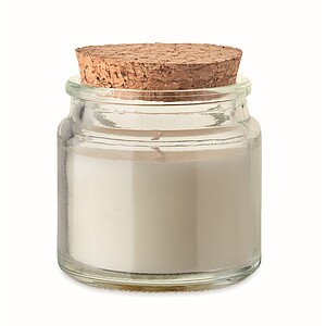 Plant based wax candle 70 gr, beige