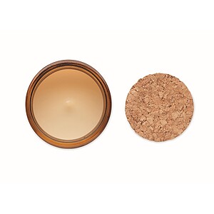 Plant based wax candle 70 gr, brown