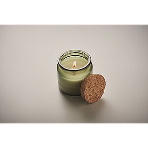 Plant based wax candle 70 gr, green