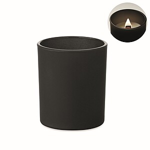 Plant based wax candle 80 gr, black