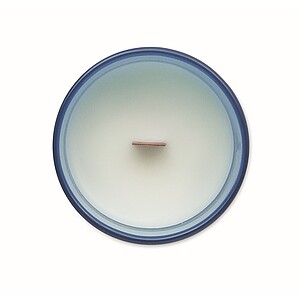 Plant based wax candle 80 gr, blue