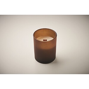 Plant based wax candle 80 gr, brown
