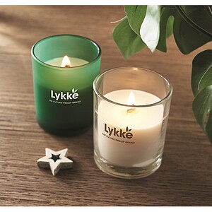 Plant based wax candle 80 gr, burgundy