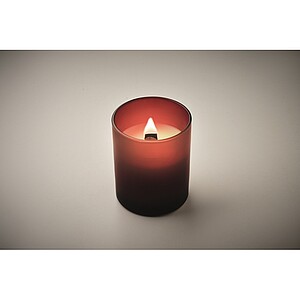 Plant based wax candle 80 gr, burgundy