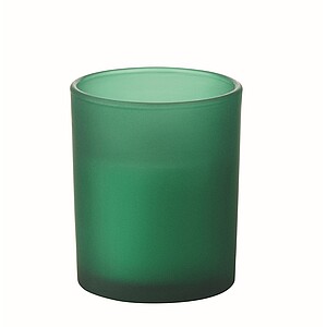 Plant based wax candle 80 gr, green