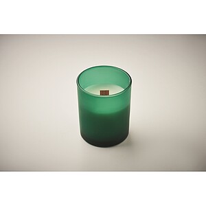 Plant based wax candle 80 gr, green