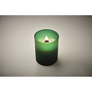 Plant based wax candle 80 gr, green