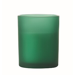 Plant based wax candle 80 gr, green