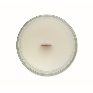 Plant based wax candle 80 gr, transparent