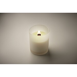 Plant based wax candle 80 gr, white