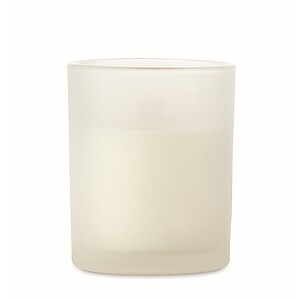 Plant based wax candle 80 gr, white