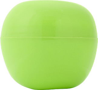 Plastic box for an apple.Pale green