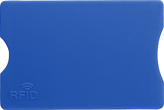 Plastic card holder with RFID protection