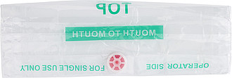 Plastic CPR mask in polyester (600D) bag
