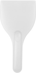 Plastic ice scraper.White