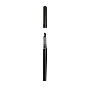 Plastic rollerball pen with ink