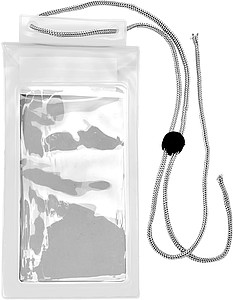 Plastic waterproof protective pouch for mobile devices