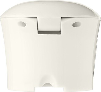 Plastic with stainless steel garlic cutter