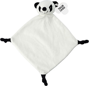 Plush cloth.Black/ white