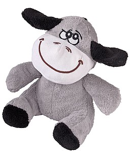 Plush donkey "Adrian", grey