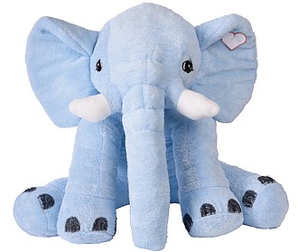 Plush Elephant "Lounis", Blue (XL)