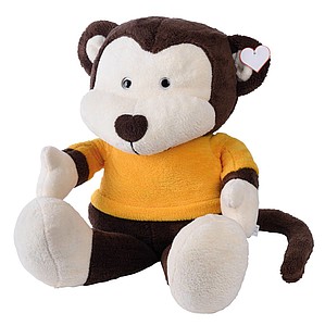 Plush Monkey "BATU", Brown (XL)