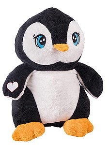 Plush penguen "Skipper", black, white XL