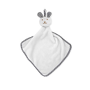 Plush rabbit design baby towel