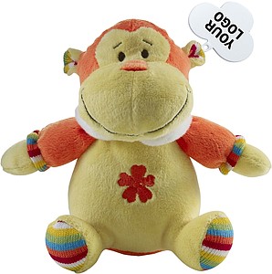 Plush toy elephant.Yellow