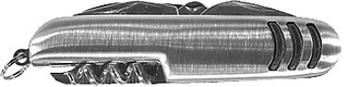 Pocket knife, 7pc Silver