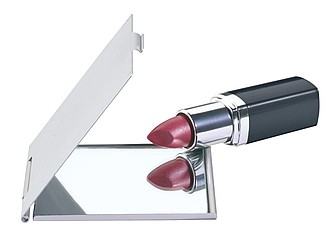 Pocket mirror "Donna",colour silver