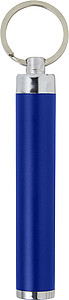 Pocket-sized LED flashlight with key ring.