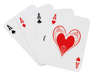 Poker playing cards